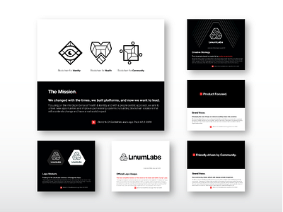 Linum Labs Brand Guidelines Icons and Brand Voice blockchain brand guidelines branding branding and identity colour palette icon illustrator logo marketing collateral typography vector