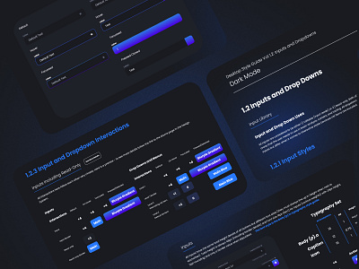 UniWhales Dev Style Guide: Inputs & Drop downs blockchain branding colour palette crypto design design system developer style guide dropdowns ethereum inputs interaction design logo style guide ux vector web 3