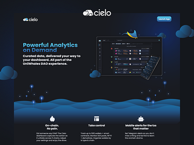 Cielo Landing/Brochure Page Design