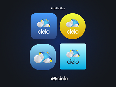 Cielo Launch Announcement Social Profile Pics analytics blockchain branding design ethereum logo logo design marketing collateral profile design profile pics social ui web 3