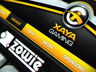 XAYA Gaming xaya gaming esports layout ui design webdesign ui web web design website