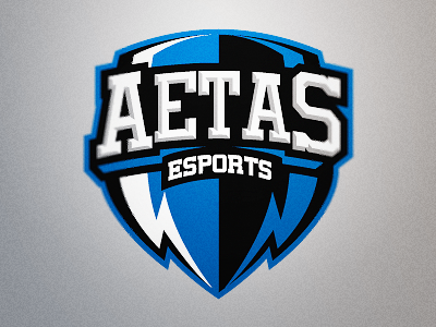 Aetas eSports Logo 2 aetas crest esports gaming logo shield team