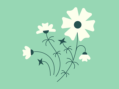 Spring Flowers digital illustration flower illustration spring