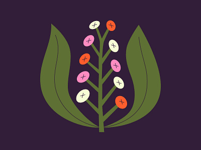 Pokeweed digital illustration illustration plant pokeweed weeds