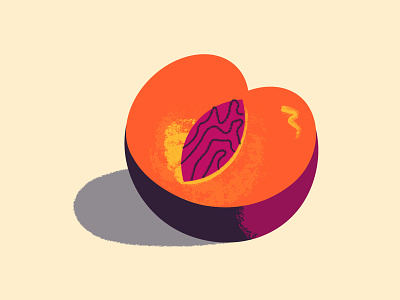 Plum digital illustration fruit illustration plum summer