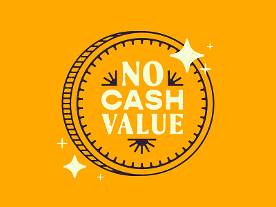 No Cash Value Arcade Coin arcade coin digital illustration illustration