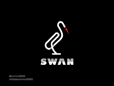 SWAN 1 animation art design icon illustration illustrator logo minimal type typography