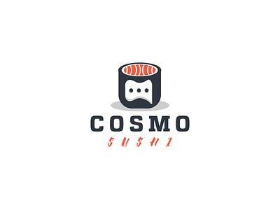 cosmo sushi animation art branding design icon illustration illustrator lettering logo minimal