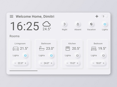 Neumorphic Smart Home App