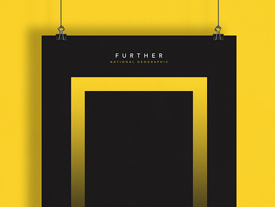 National Geographic | Typographical Poster further graphics illustration minimal national geographic poster simple slogan type typography