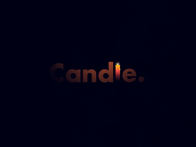 Candle | Typographical Project