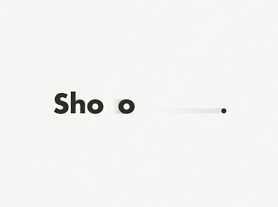 Shoo | Typographical Project funny graphics humour illustration minimal poster sanserif simple typography word