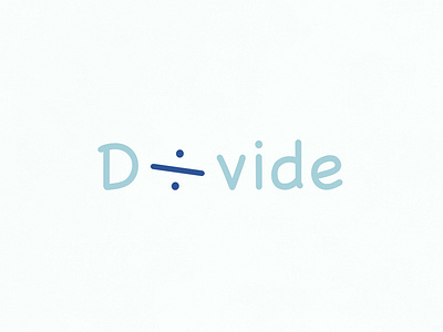 Divide | Typographical Project