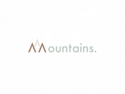 Mountains | Typographical Poster