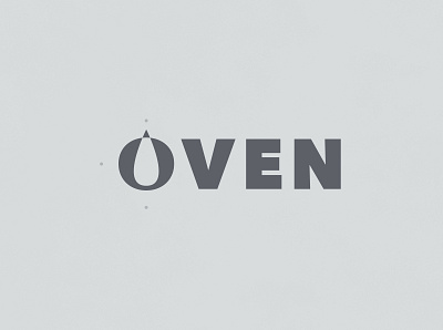 Oven | Typographical Project graphics illustration minimal oven poster simple text type typography word