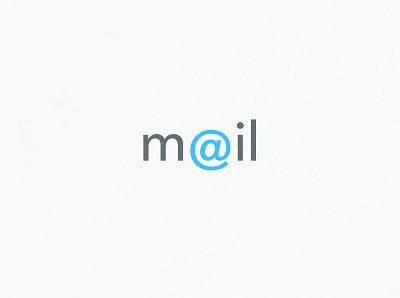 Mail | Typographical Project @ graphics mail minimal poster sans simple type typography word