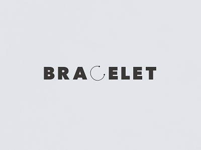 Bracelet | Typographical Project bold graphics illustration jewellery minimal poster sans simple text typography word