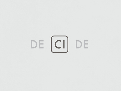 Decide | Typographical Project