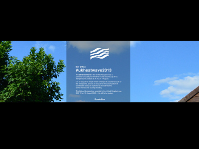 UK Heatwave 2013 Banners (Blue Sky) banner colour fonts information logo season sky style summer text weather words