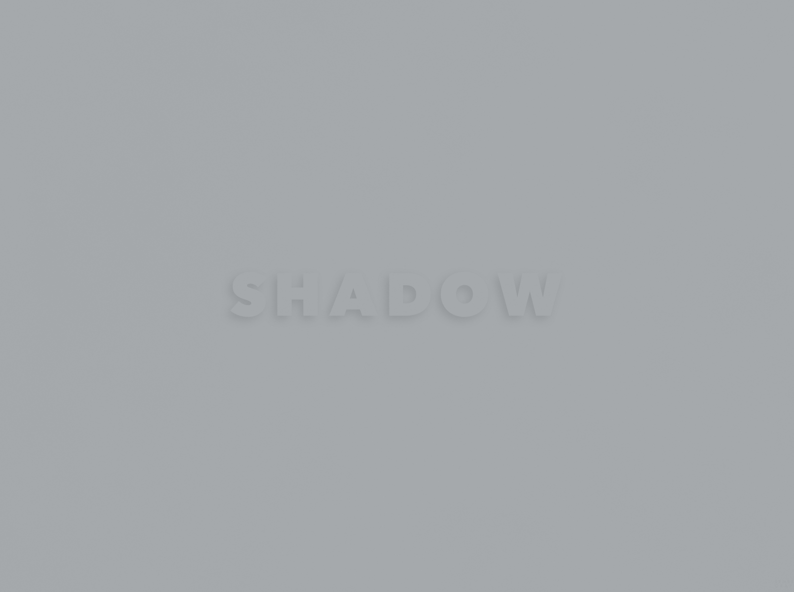 Shadow | Typographical Project by Karl Bembridge on Dribbble