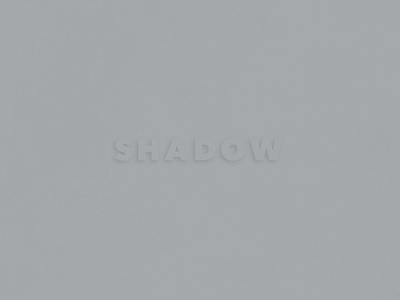 Shadow | Typographical Project bold caps effects graphics minimal sanserif shadow simple text typography