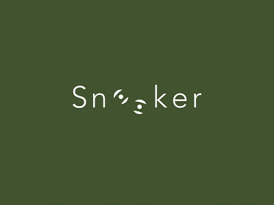 Snooker | Typographical Poster graphics illustration minimal poster simple snooker sport text typography word