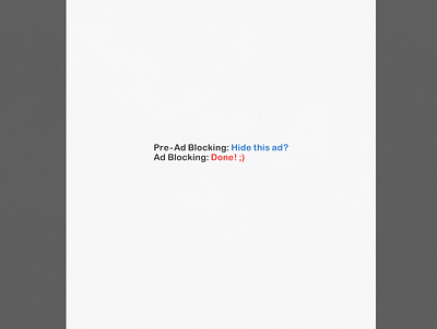 Pre-Ad Blocking vs. Ad Blocking | Typographical Poster adblock conversation funny graphics humour poster simple text typography words