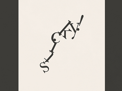 Sticky! | Typographical Poster