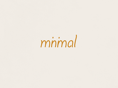 Minimal | Typographical Poster graphic design graphics lowercase minimal poster sans serif simple text typography word