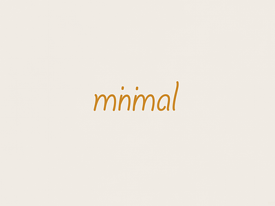 Minimal | Typographical Poster