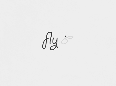 Fly | Typographical Poster fly graphics illustration insect minimal poster simple text typography word