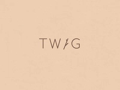 Twig | Typographical Poster graphics illustration minimal nature poster sans serif simple text typography wood