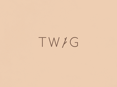 Twig | Typographical Poster graphics illustration minimal nature poster sans serif simple text typography wood