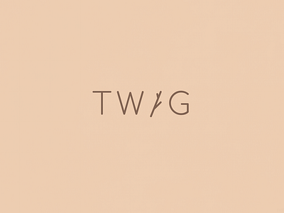 Twig | Typographical Poster graphics illustration minimal nature poster sans serif simple text typography wood