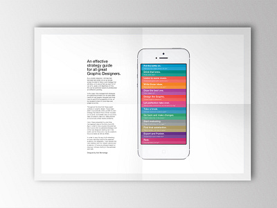 Time Strategy Guide for Designers |  iOS App Mockup