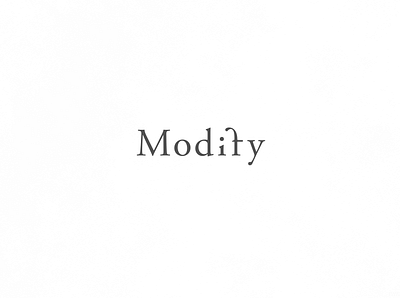 Modify | Typographical Poster font graphics letters minimal poster serif simple text typography word