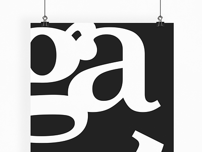 Gap | Typographical Poster graphics letters lowercase minimal poster serif simple text typography word