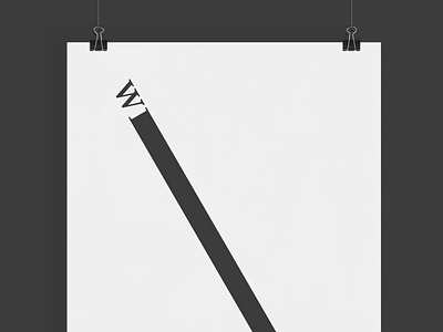 Wide | Typographical Poster