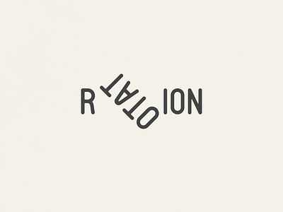 Rotational | Typographical Poster