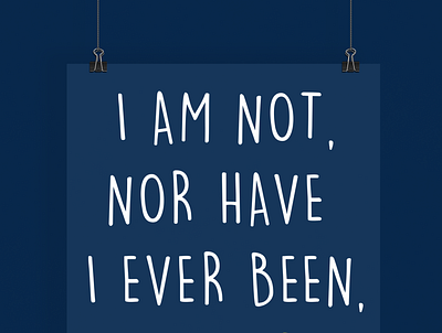 I'm Not Butter | Typographical Project butter food funny graphics humour poster simple text type typography