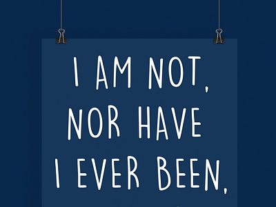 I'm Not Butter | Typographical Project butter food funny graphics humour poster simple text type typography