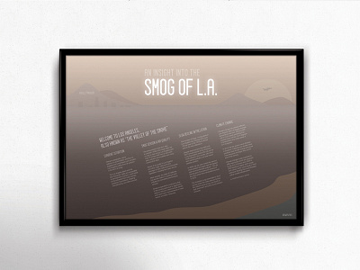The Smog of Los Angeles | Information Graphic