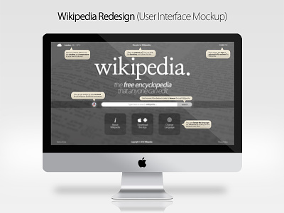 Wikipedia Redesign | User Interface Mockup
