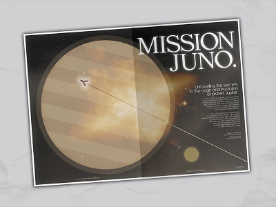 Mission Juno | Magazine Layout Mockup layout magazine minimal mockup sanserif serif shapes simple space style text textures