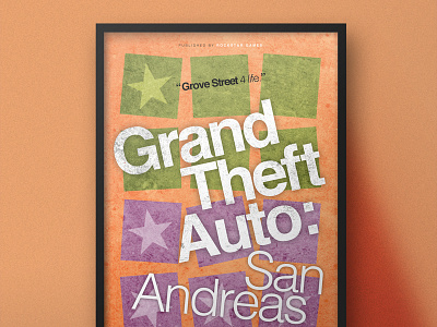 Grand Theft Auto | Minimalistic Typography Posters