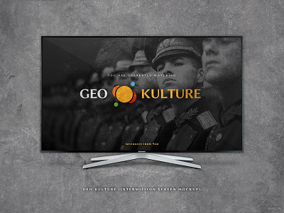 Geo-Kulture Channel | Television Identity Project channel culture documentary geography identity information learning logo serif simplicity television textures