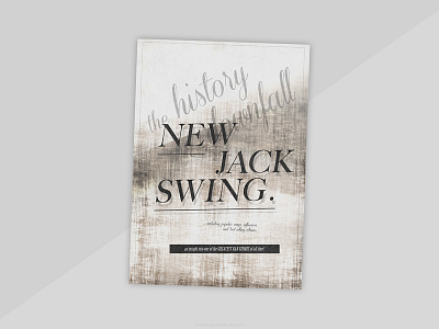 History of New Jack Swing | Magazine Design