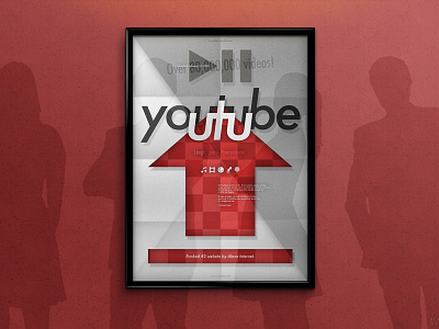 Geometric YouTube Poster | Typographical Project geometric graphics humour illustration promotion shapes simple text typography video website youtube