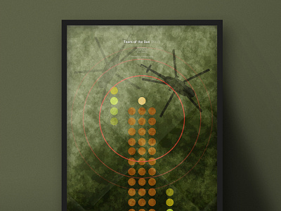 Tears of the Sun | Illustration Poster action effects film graphics illustration military minimal movie navy shapes simple
