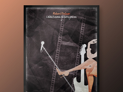 Robert Palmer 'Lyric Typography' | Illustration Project 80s graphics illustration minimal music pop rock shapes simple song typography vectors